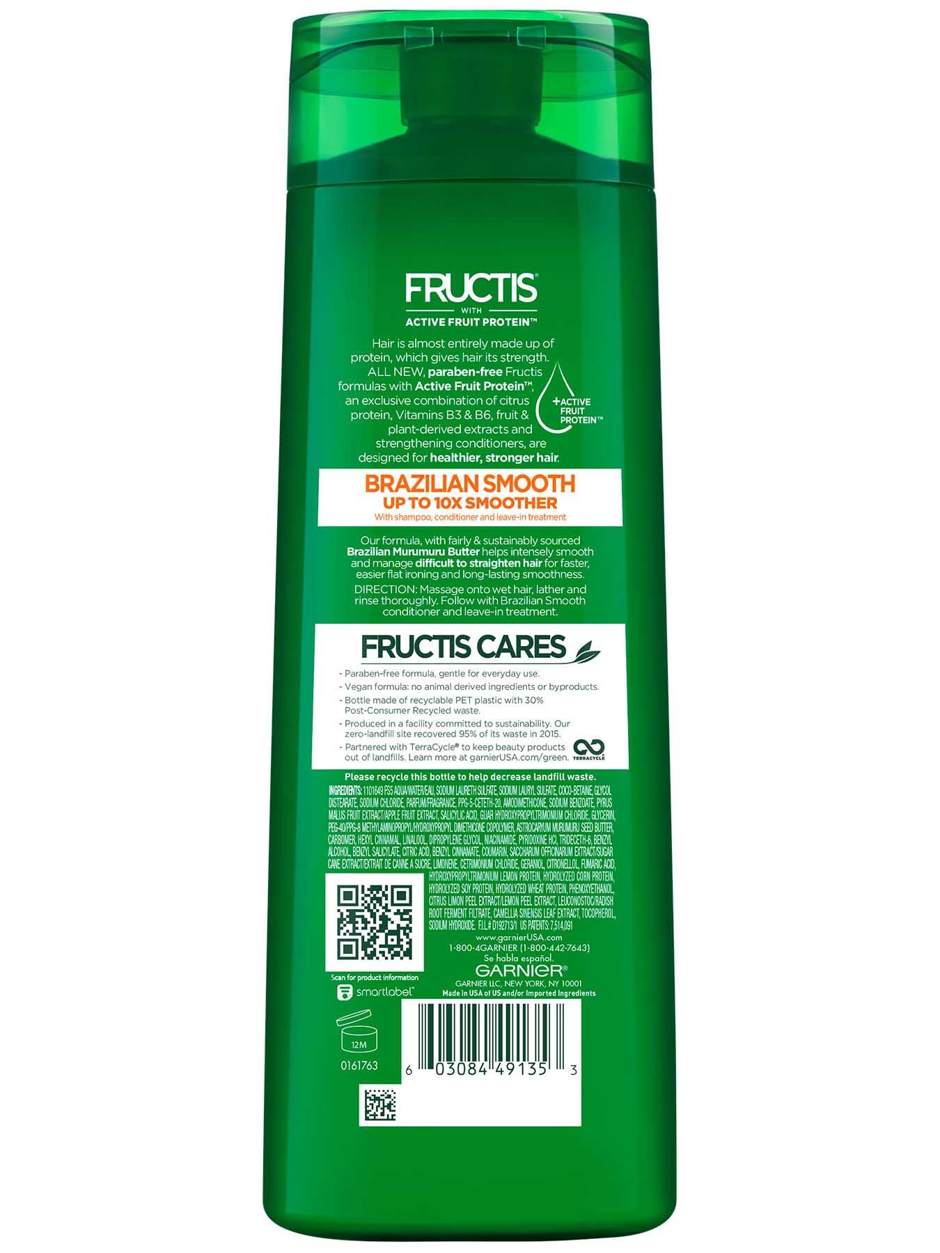 Back view of Sleek & Shine Brazilian Smooth Shampoo.